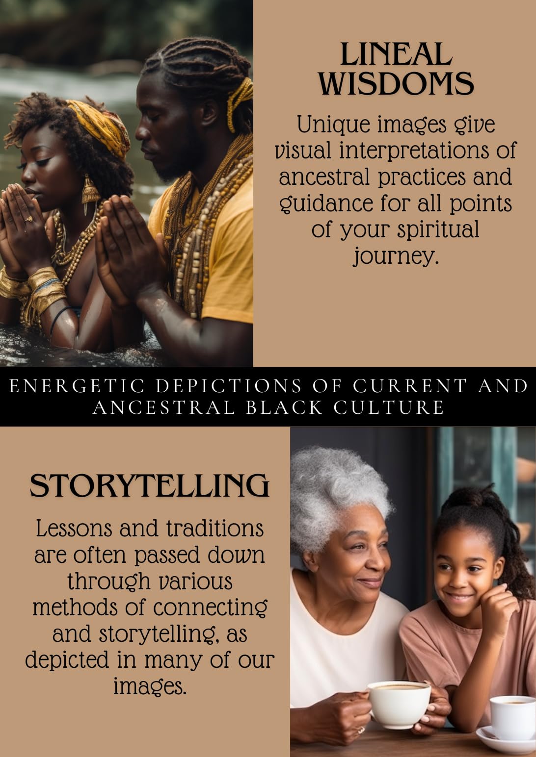 Unspoken Oracle Card Deck - 40 Card Messages from Spirit Guides with Guidebook - Intuition, Self-Love, Clarity, Black Culture, Angels, Heart, Third Eye, and Crown Chakra
