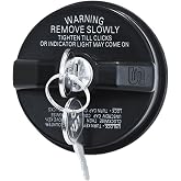 Locking Gas Cap, Lock Fuel Cap For Toyota Chevy Silverado 1500 2500 3500 GMC Subaru Honda Nissan Acura Buick Cadillac Infiniti Isuzu Mazda Mitsubishi Scion Suzuki Pontiac Saab Saturn Audi Volvo