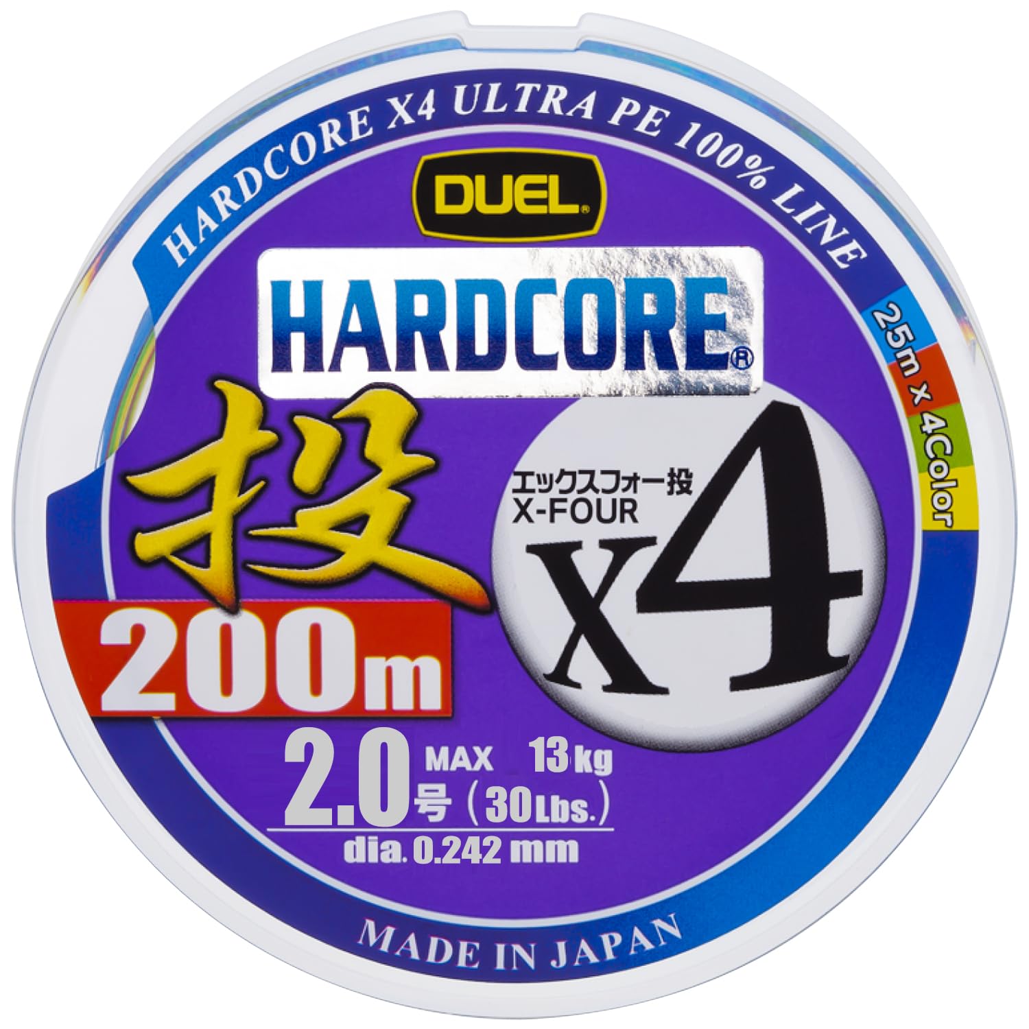 DUEL HARDCORE PEライン 4色の商品画像