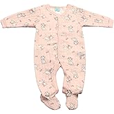 Magic Threadz Disney Clothes Baby Girls Quilted Footie Coveralls Winnie the Pooh, Bambi and Marie Printed Onesie (0/3M-6/9M)