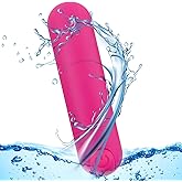 Kverg Handheld Electric Back Massager - Mini Waterproof&Rechargeable Handheld Deep Tissue Neck Red