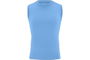 Moozava Youth Sleeveless Compression Shirt Boys Athletic Tank Tops Kids Basketball Football Undershirt