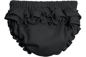 CITY THREADS Girls Soft Cotton Ruffle Diaper Cover