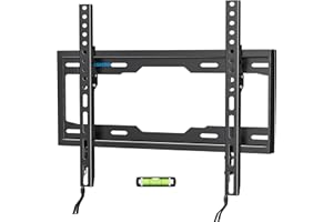 USX STAR Fixed TV Wall Mount for Most 26-60 Inch Screen, Low Profile TV Mount with Quick Release Lock, Ultra Slim Wall Mount Bracket, Max VESA 400x400mm, Holds up to 99 lbs, up to 16”Wood Studs