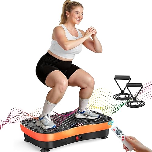 AXV Vibration Plate Fitness Platform Exercise Machine Vibrating