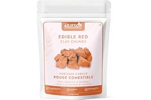 AEJESOP Edible Red Clay Chunks,7oz(200g)