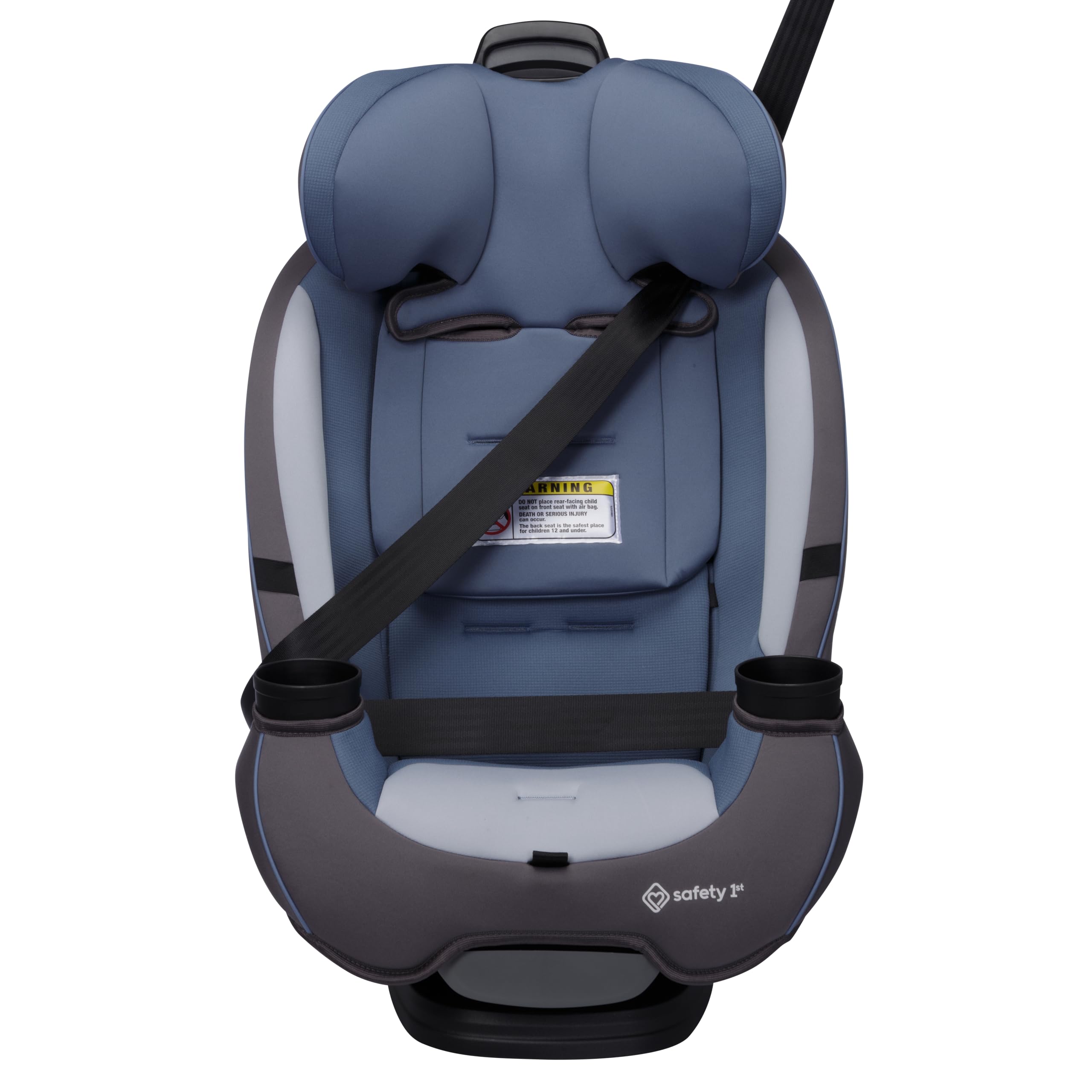 Safety 1st Grow and Go All-in-One Slim Convertible Car Seat, Rear Facing, 5-40 lbs, Forward Facing (30–65 lbs), High Back Booster Seat 40-100 pounds, Alaskan Blue