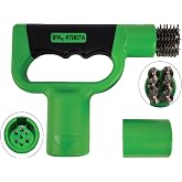 7-Way Round Tractor-Trailer Terminal Chaser&trade; Brush - Heavy-Duty Ergonomic Handle (Patent-Pending) with Precision Scrubber Brushes for 7-Way Round Pin (J560) Trailer Terminals