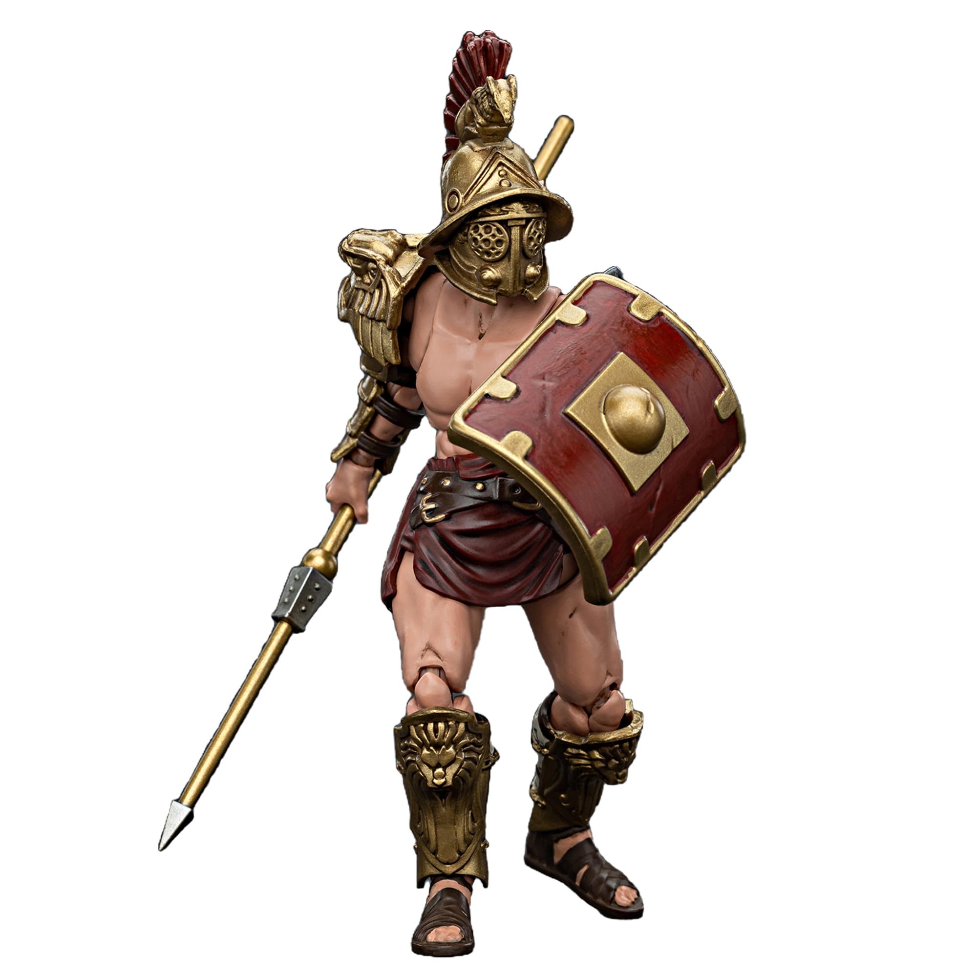 TOYVERSE Joytoy 1/18 Action Figure Strife, Roman Gladiator Thraex Gladiator, Mobile Joints Character Model, 10.8 cm, 15 Years and Older