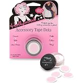 Hollywood Fashion Secrets Accessory Tape Dots, Clothing Tape Dots 25 Count | Double-Sided Fashion Adhesive Dots for Pinpoint Wardrobe Fixes, Gament Tape Dots for Invisideble Fashion Fixes