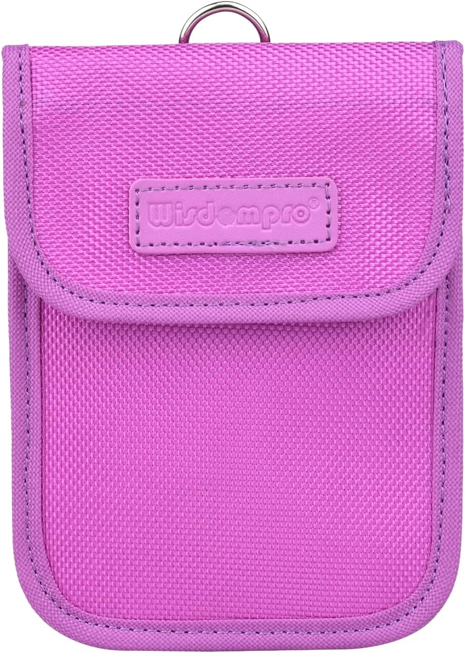 Wisdompro Purple Car Key Signal Blocking Pouch RFID Blocker Anti-theft Keyless