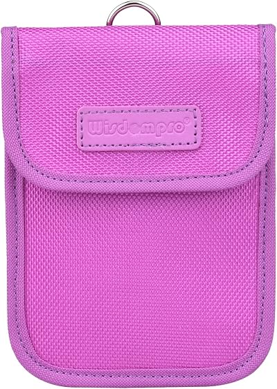 Wisdompro Purple Car Key Signal Blocking Pouch RFID Blocker Anti-theft Keyless