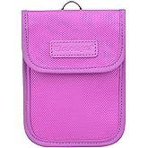 Wisdompro RFID Key FOB Protector for Car Key Signal Blocking, WP4697 Faraday Bag for Anti-Hacking, Anti-Theft Pouch