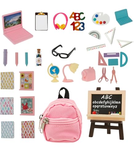 Set De Accesorios En Miniatura 1:12 – Portátil, Hamburguesa, Bebida Y Más Para Casas De Muñecas