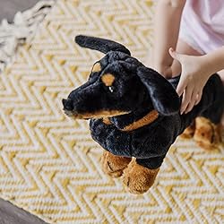 Melissa & Doug Giant Dachshund - Lifelike Stuffed