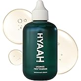 HYAAH Licorice First Essence - Korean Hydrating Toner - Licorice Extract, Hyaluronic Acid and Allantoin - Soothing for Sensitive Skin - Alcohol Free for Sensitive Skin, 6.76 fl.oz