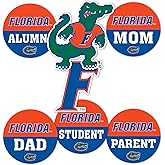 Desert Cactus University of Florida Sticker UF Gators Vinyl Decals Laptop Water Bottle Car Scrapbook (Round Family)