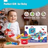 hahaland 22pc Fabric Fishing Game Montessori Toys for 1 Year Old Kids view 7