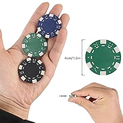 LUOBAO 11.5 Gram Casino Poker Chips for Texas