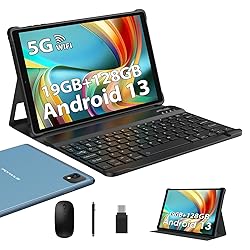 POWMUS 2024 Android Tablet, 10.1 inch Tablet with