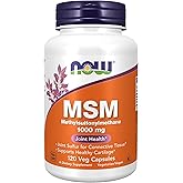NOW Foods Supplements, MSM (Methylsulfonylmethane) 1,000 mg, Joint Health*, 120 Veg Capsules