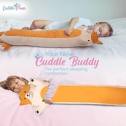 Cuddle Paws Fox Body Pillow for Kids 23 inches, Fox