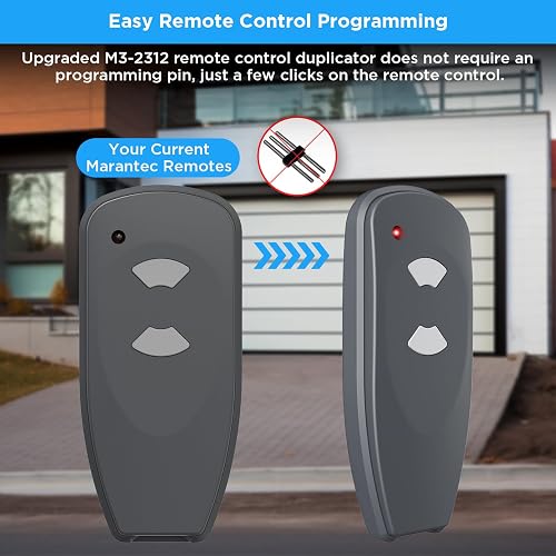 thumbnail image 2 of M3-2312 315 MHz 2-Button Garage Door Opener Remote Compatible With 2 of 11