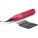 AFA Tooling Deburring Tool Kit with 11 High Speed Steel BS1010 Blades | Precision Edge Burr Removal on Copper, Iron, Brass, a