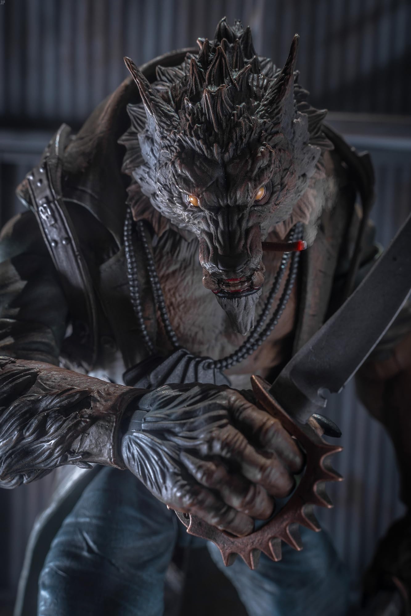 RAYGE3LOV Maestro Union FuRay Planet Blade Master Weng 1/12 Scale Figure 8.5in Furry Action Figures,Furay Planet Series weretiger Blade Master Weng wave3 weretiger,Orcs,Beastmen, Wolf
