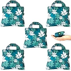 Envirosax Reusable Grocery Bags- Pack of 5 Botanica