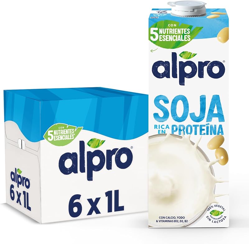 Bebida Vegetal de Soja - Pack de 6 x 1L