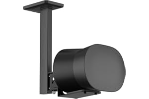 Chunxiao Swivel and Tilt Ceiling Speaker Mount for Sonos Era 300 Ceiling Mount Black - Heavy Duty Speaker Ceiling Mount for S