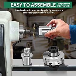 HAowosi Lathe Headstock Spindle Adapter,Converts
