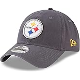 New Era NFL Core Classic 9TWENTY Graphite Adjustable Hat Cap - One Size