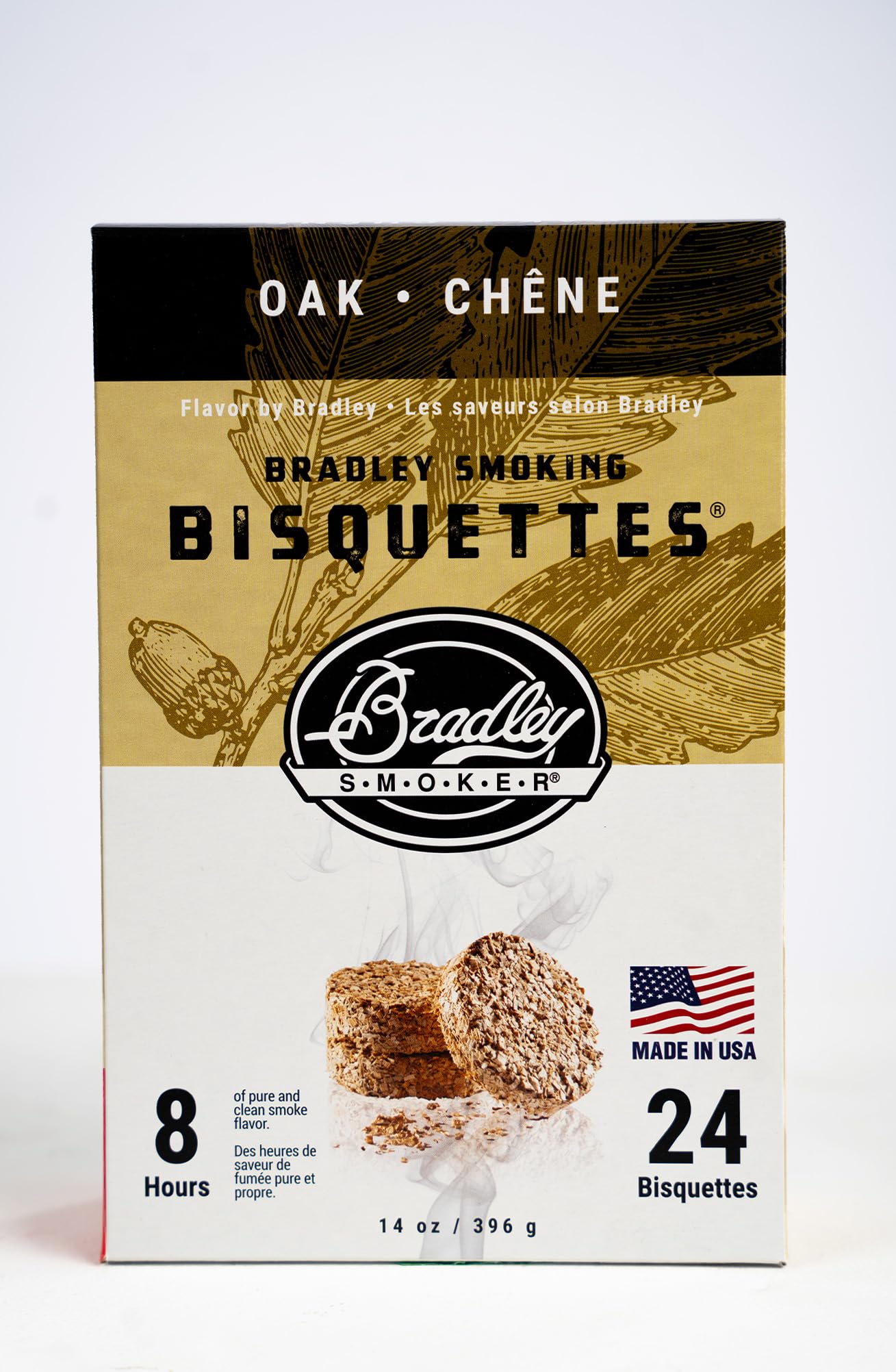 BRADLEY OAK FLAVOR SMOKERS BISQUETTES (PACK OF 24)