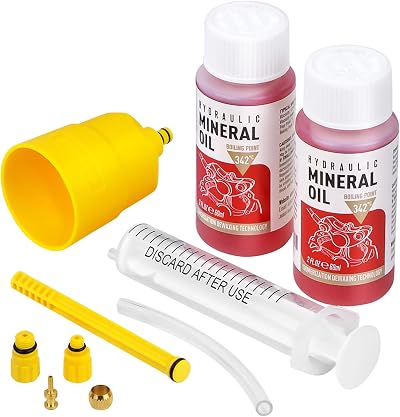 Yiezio Brake Bleed Kit for Shimano Hydraulic Brakes with Mineral Oil 120ml