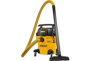 DEWALT Shop Vacuum 5-Gallon 4 HP STEALTHSONIC Wet/Dry Vacuum Cleaner DXV05P-QTB Ultra Quiet Poly Shop Vacuum with Powerful Su