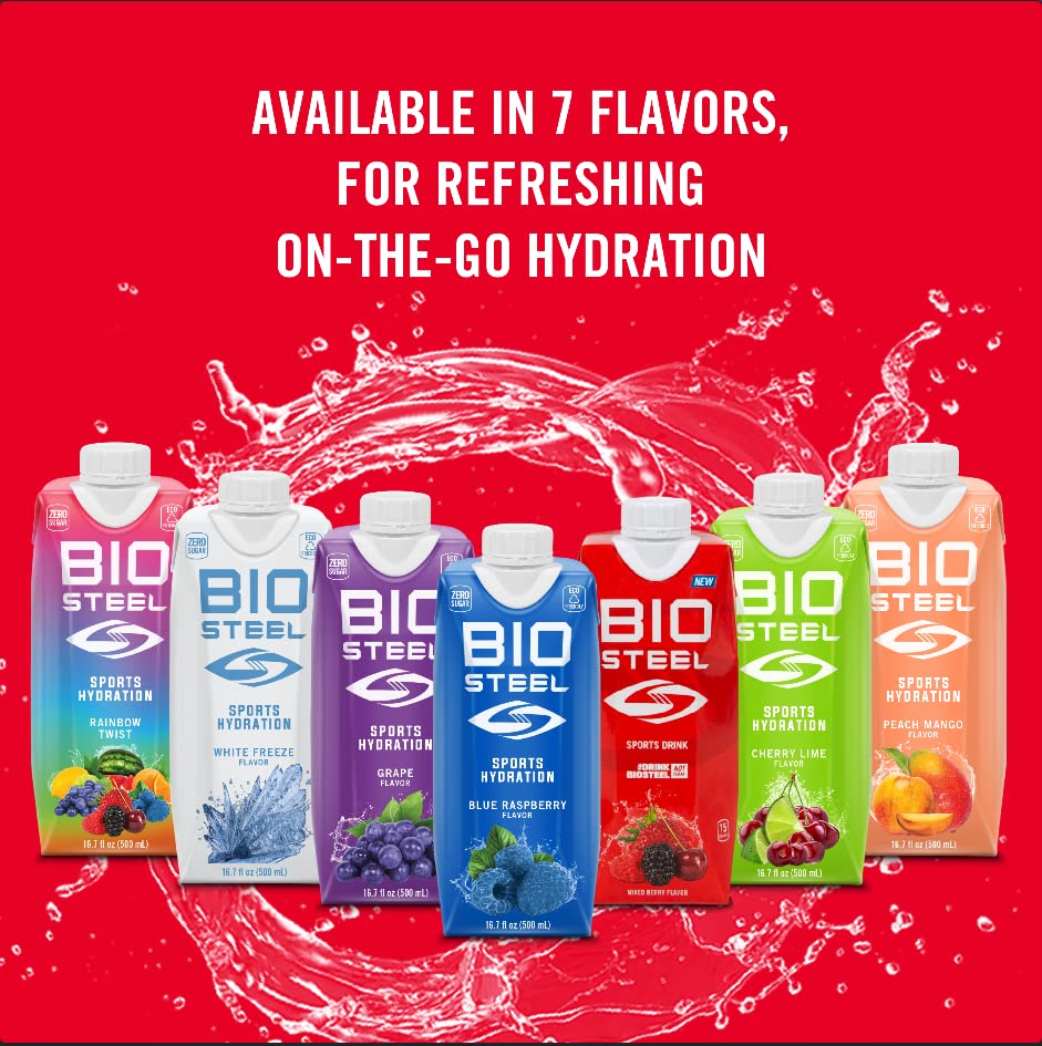 BioSteel Sports Drink, SugarFree with Essential Electrolytes, Rainbow