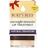 Burt's Bees Overnight Lip Sleeping Mask Stocking Stuffers, Exfoliating Scrub Restores, Hydrates & Smooths Lips to Reduce Fine
