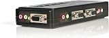 StarTech 4 Port USB VGA KVM Switch Kit w/ Cables & Audio - Desktop Computer view 4
