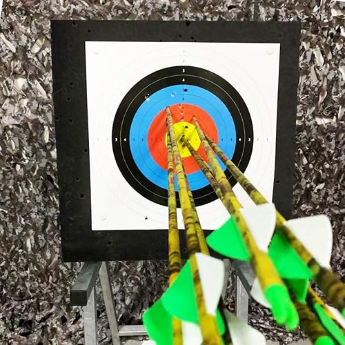 12-Pack Carbon Arrows For Hunting & Target Practice - 30" Spine 500 For Recurve/Longbow