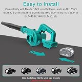 Waitley Cordless Leaf Blower for Makita 18V Battery - Lawn Care Tool view 7