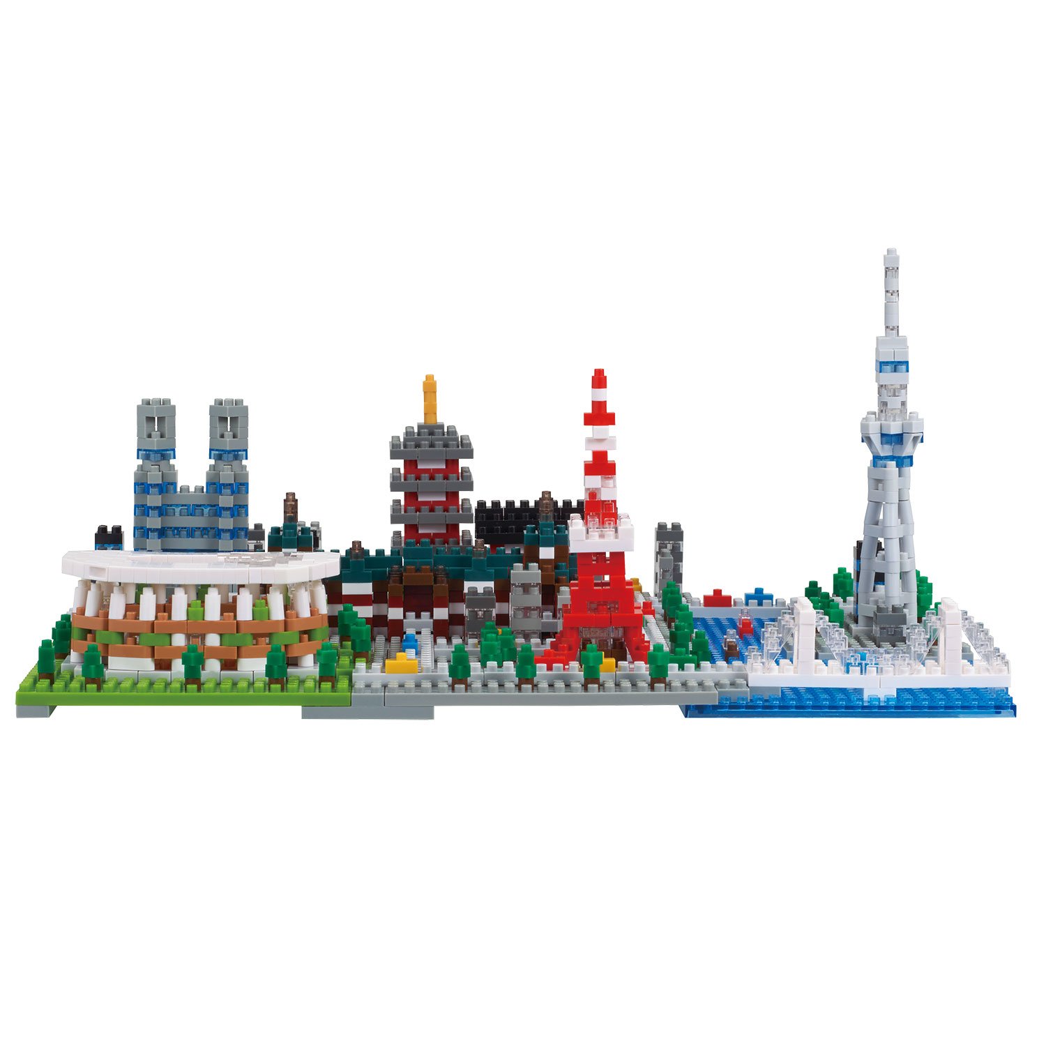 Nanoblock Tokyo – Kit De Construction 1280 Pièces Kawada
