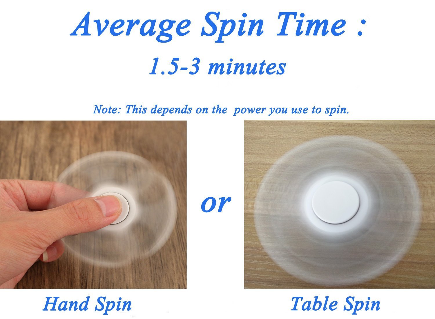 XY Fidget Hand Spinner Toy Perfect For Anxiety, ADHD, ADD and Autism Adult Children, with Ceramic Bearing. (White)