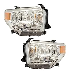 TRQ Headlight Assembly Set Headlights Compatible
