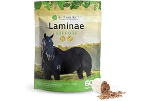 Silver Lining Herbs Laminae Support Horse Supplements Laminitis & Founder Support for Horse - Supporting Mobility, Sore Feet, Soft Foot Tissue & Better Coat - Herbal Hoof Supplements for Horses - 1 LB
