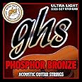 GHS Strings S305 Phosphor Bronze Acoustic String Set Ultra Light Set (10-46)