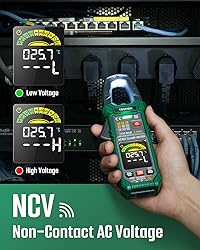 TESMEN TCM-300D Digital Clamp Meter, 6000 Counts