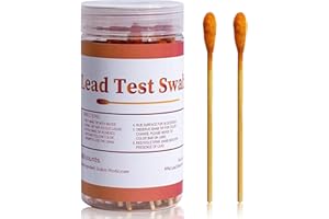COMFORT HUB Lead Test Kit with 60 Pcs Lead Testing Swabs - Suitable for All Painted Surfaces, Dishes Toy Jewelry Metal Ceramics Wood - Rapid Test Results in 30 Seconds - Lead Paint Test Kit for Home Use (60 Pcs)