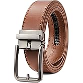 BOSTANTEN Belt Men Leather Reversible Belts for Men 1 3/8" for Casual Golf Dress Pants, Two-in-One Belt Gift